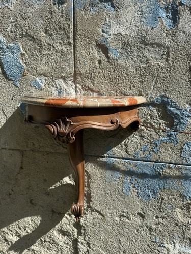 Mensola legno barocco con - in,