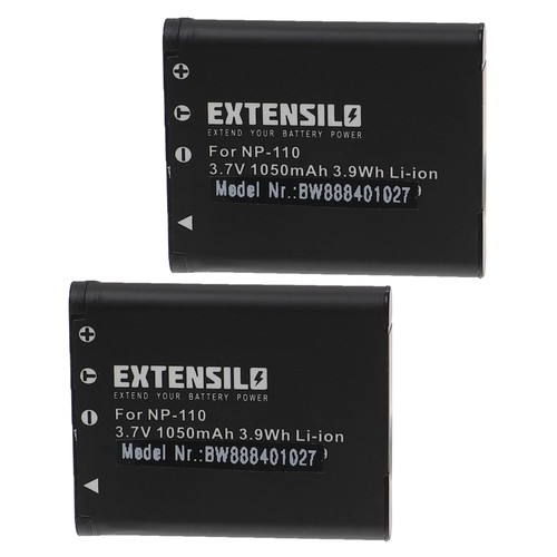 Batteria per casio exilim - 2x,