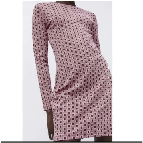 Mini abito zara rosa marrone - abito,