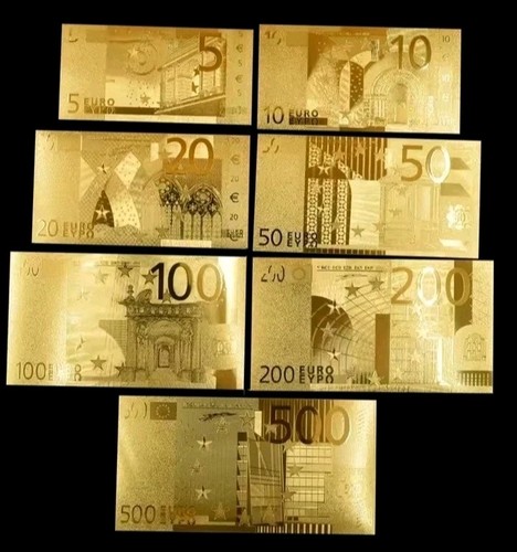 Lotto banconote euro lamina - euro, in