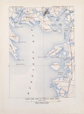 1908 BUZZARDS BAY - MASSACHUSETT Mappa ORIGINALE - INIZIO - COLLO SIPPICANO