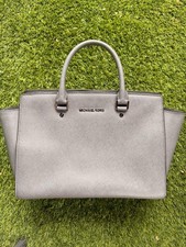 Michael Kors Selma - Pelle Saffiano Grigia - Originale - NUOVA - Pagata 360€