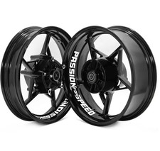 4 Adesivi ruote moto strisce