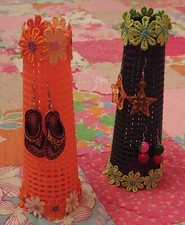 PORTA ORECCHINI ESPOSITORE DA APPOGGIO LOTTO 2 PEZZI