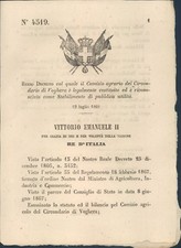 REGIO DECRETO CHE IL COMIZIO