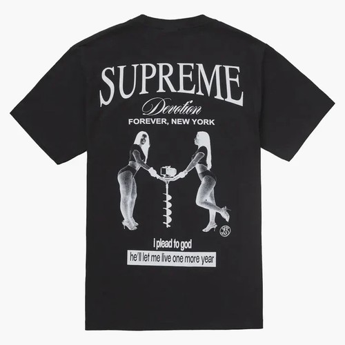 Shirt supreme devotion nera - supreme,