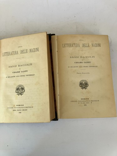 Della letteratura delle - della,