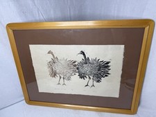 Struzzi in due dipinto