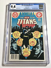 Nuovo Teen Titans Annual #2 CPV CANADESE variante di prezzo CGC 9,4 RARO BASSO CENSIMENTO