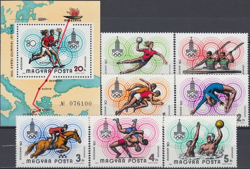 Set ungheria giochi olimpici - set, e