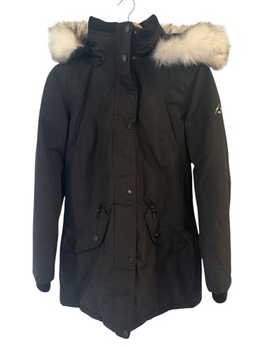 Cappotto parka donna nero