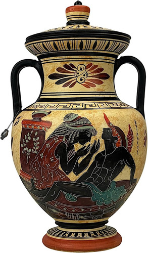 Vaso anfora achille dio - vaso,