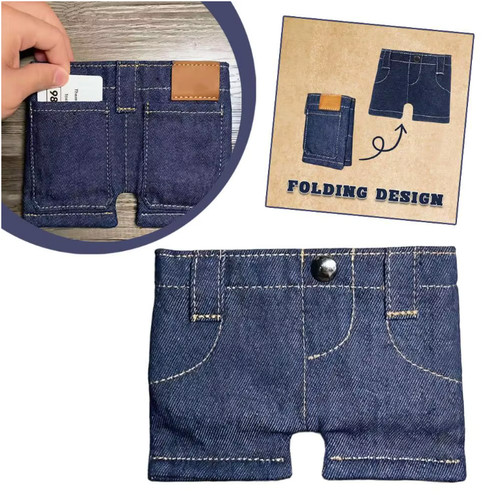 Mini portafoglio jeans - portafoglio,
