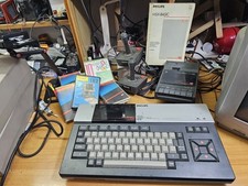 Da Testare PHILIPS MSX VG-8020 + registratore a cassette VINTAGE Joystick e Game