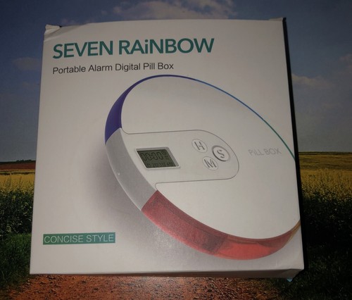 Seven rainbow portable alarm - rainbow,