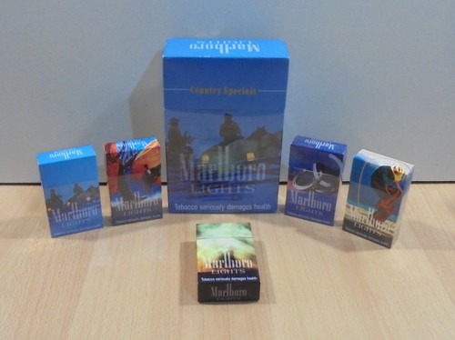 Marlboro lights sigarette set - sigarette,