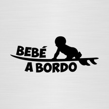 PEGATINA BEBE A BORDO vinilo