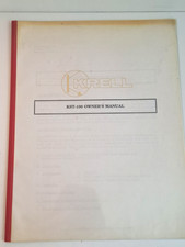 Manuale d'uso originale Krell
