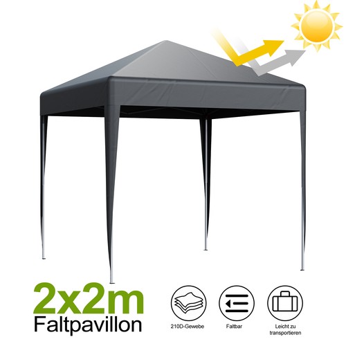 Gazebo pieghevole 2x2m pop - , up