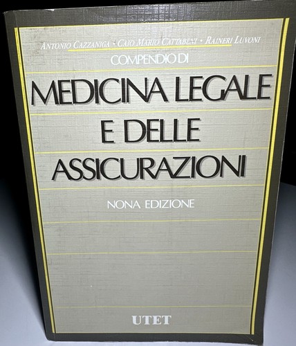 Compendio medicina legale - compendio, di
