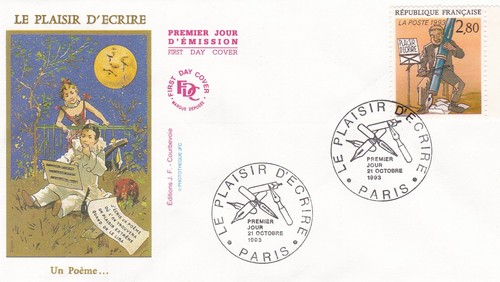 Francia 1993 fdc piacere di - francia,