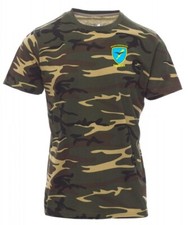T-Shirt Maglia Maglietta Uomo Folgore Paracadutisti Cotone Militare Esercito