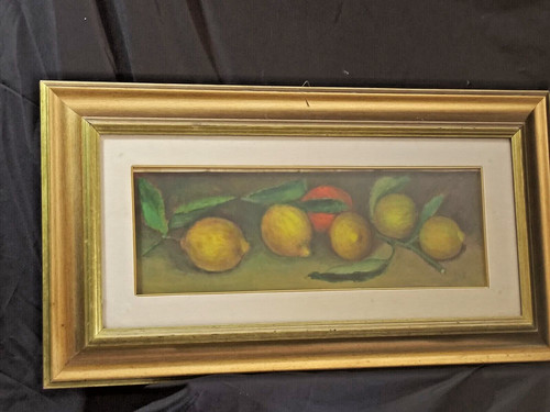 Quadro vintage dipinto olio - a,