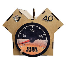 Motore birra V8 con incisione