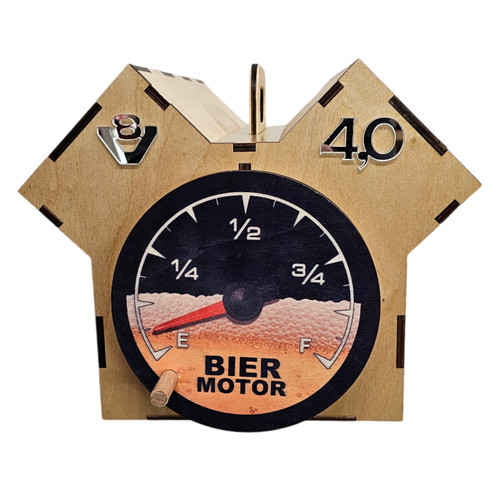 Motore birra con incisione - motore,