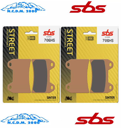 Sbs 706hs kit pastiglie freno - kit,