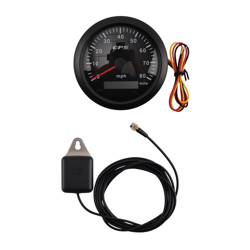 Tachimetro gps nero 85mm - nero,