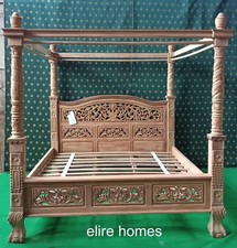 Letto baldacchino king in - letto,