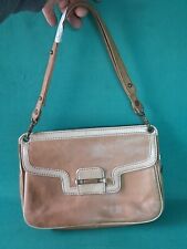 VECCHIA BORSA BUTI IN PELLE CON MANICO MADE IN ITALY VINTAGE ANNI '70/'80. CE27