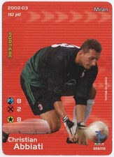 Card Football Champions Calciomericato Calciatori Panini Calcio 2003 2002-03