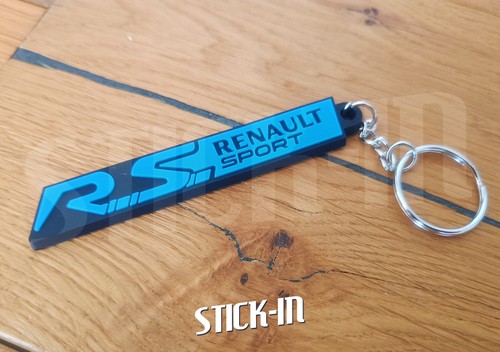 Porte clés bleu mégane rs - clés,