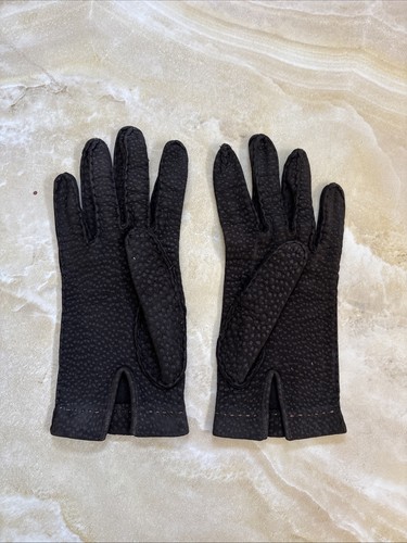 Guanti donna pelle vintage - guanti,