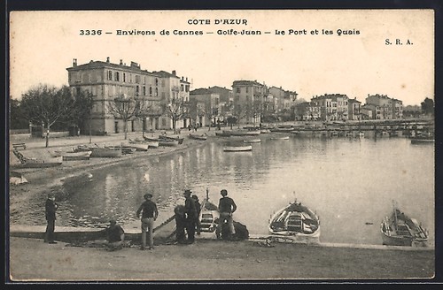 Cpa cannes cote azur le - cannes,