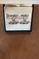 MONTBLANC GEMELLI UOMO ARGENTO E LAPISLAZZULI LOGO MONTBLANC NUOVI