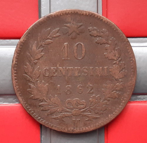 10 centesimi 1862 - (£),