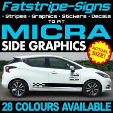 to fit NISSAN MICRA GRAPHICS DECALS STICKERS STRIPES NISMO ACENTA TEKNA 1.0