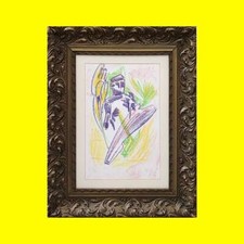 opera di sandro chia, tecnica