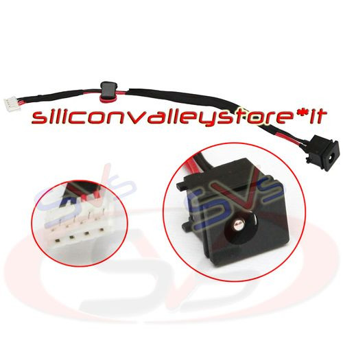 Power jack con - power, 17cm