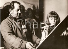 1959 FIRENZE Elisabeth COMPTON nello studio di Pietro ANNIGONI *Foto 18x13 cm 