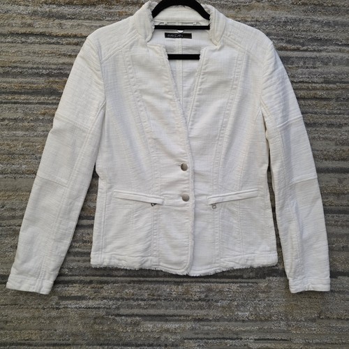 Blazer bianco cotone - , marc