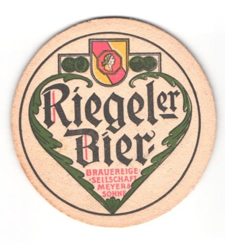Sottobicchiere birra riegeler - birra,