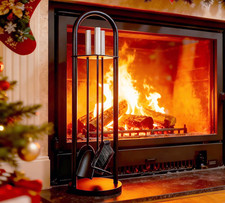 Set Di 4 Attrezzi per Camino