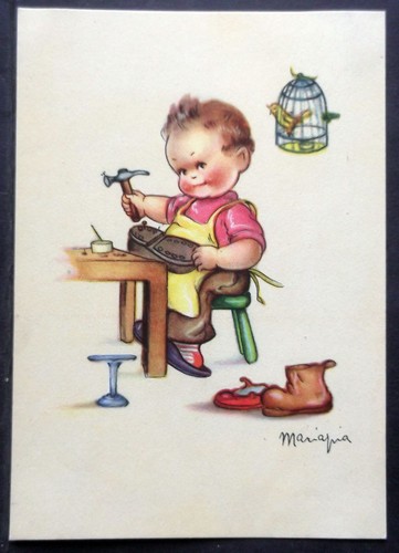 Mariapia cartolina illustrata - mariapia,