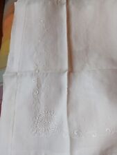 Lenzuola corredo ricamate matrimoniali lino