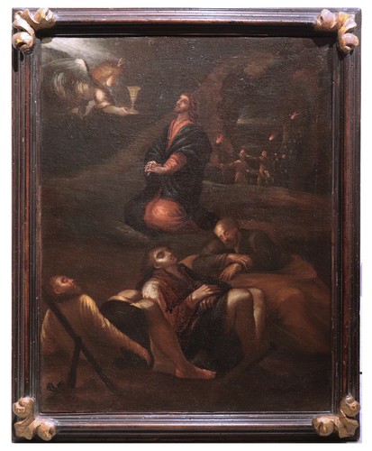 Dipinto antico cristo - dipinto, "cristo
