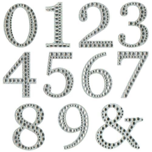 Adesivi numero diamante grande - numero,